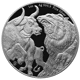 Pre-Owned 2021 Tokelau Bull and Bear 1oz Silver Coin - VAT Free