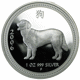 Pre-Owned 2006 Australian Lunar Dog 1oz Proof Silver Coin - VAT Free