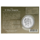 Pre-Owned 2005 Royal Australian Mint Kangaroo 1oz Silver Coin - Carded - VAT Free