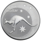 Pre-Owned 2005 Royal Australian Mint Kangaroo 1oz Silver Coin - Carded - VAT Free