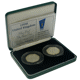 Pre-Owned 1998 UK EEC and NHS 50p Proof Silver 2-Coin Set - VAT Free