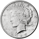 Pre-Owned USA 1925 Peace Dollar Philadelphia Silver Coin - VAT Free
