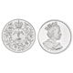 Pre-Owned 1977 - 2002 Queen Elizabeth II Jubilee Proof Silver Crown 2-Coin Set - VAT Free