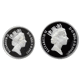 Pre-Owned 1992 UK 10p Proof Design Silver 2-Coin Set - VAT Free