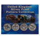 Pre-Owned 2003 UK £1 Bridges Pattern Proof Silver 4-Coin Set - VAT Free
