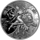 Pre-Owned 2024 Cameroon Durga Hindu Goddess High Relief 1oz Silver Coin - VAT Free