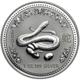 Pre-Owned 2001 Australian Lunar Snake 1oz Silver Coin - VAT Free