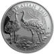 Pre-Owned Australian Emu 1oz Silver Coin - Mixed Dates - VAT Free