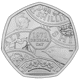 Pre-Owned 2021 UK Decimal Day 50th Anniversary 50p Piedfort Proof Silver Coin - VAT Free
