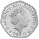 Pre-Owned 2021 UK Decimal Day 50th Anniversary 50p Piedfort Proof Silver Coin - VAT Free