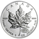 Pre-Owned 2000 Canadian Maple Fireworks Privy 1oz Silver Coin - VAT Free