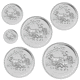 Pre-Owned 2015 Australian Lunar Goat Silver 6-Coin Collection - VAT Free
