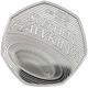 Pre-Owned 2019 UK Stephen Hawking 50p Proof Silver Coin - VAT Free