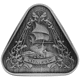 Pre-Owned 2021 Royal Australian Mint Shipwrecks Zeewijk Antique Finish Triangular 1oz Silver Coin - 
