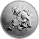 Pre-Owned Niue Disney Scrooge McDuck 1oz Silver Coin - Mixed Dates - VAT Free