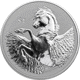 Pre-Owned British Virgin Islands Reverse Proof Pegasus 1oz Silver Coin - Mixed Dates - VAT Free