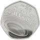 Pre-Owned 2019 UK Stephen Hawking 50p Piedfort Proof Silver Coin - VAT Free