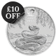 2025 Australian Lunar Snake 1oz Silver Coin