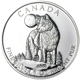 Pre-Owned 2011 Canadian Timber Wolf 1oz Silver Coin