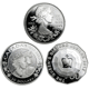 Pre-Owned 2012 UK Queen Elizabeth II’s Diamond Jubilee Royal Silver 3-Coin Set - VAT Free