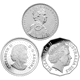 Pre-Owned 2012 UK Queen Elizabeth II’s Diamond Jubilee Royal Silver 3-Coin Set - VAT Free