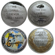 Pre-Owned 2015 Alderney Honouring the Great Sir Winston Churchill Proof Silver 4-Coin Set - VAT Free