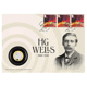 Pre-Owned 2021 UK H.G. Wells £2 Proof Silver Coin Cover - VAT Free