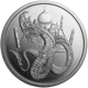 Pre-Owned World of Dragons The Indian 1oz Silver Round