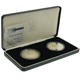 Pre-Owned 1999-2000 Millennium £5 Proof Silver Crown 2-Coin Set - VAT Free