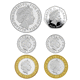 Pre-Owned 2014 UK Piedfort Proof Silver 6-Coin Set - VAT Free