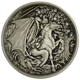 Pre-Owned UK Royal Mint Masterpiece: St George and the Dragon 250g Silver Medal