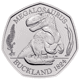 Pre-Owned 2020 UK Tales of the Earth: Megalosaurus 50p Proof Silver Coin - VAT Free