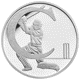 Pre-Owned 2018 UK Cricket 10p Proof Design Silver Coin - VAT Free