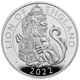 Pre-Owned 2022 UK Tudor Beasts Lion of England 1oz Proof Design Silver Coin - VAT Free