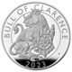 Pre-Owned 2023 UK Tudor Beasts Bull of Clarence 1oz Proof Design Silver Coin - VAT Free