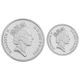 Pre-Owned 1990-1992 UK 5p and 10p Piedfort Proof Silver 2-Coin Set - VAT Free