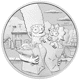 Pre-Owned 2021 Tuvalu Marge and Maggie Simpson 1oz Silver Coin - VAT Free