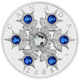 Pre-Owned 2008 Canadian Crystal Snowflake $20 Proof Silver Coin - VAT Free