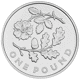 Pre-Owned 2013 UK Floral Icons England £1 Piedfort Proof Design Silver Coin - VAT Free