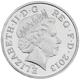 Pre-Owned 2013 UK Floral Icons England £1 Piedfort Proof Design Silver Coin - VAT Free