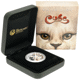 Pre-Owned 2016 Australian Cubs White Lion Colourised 1/2oz Proof Silver Coin - VAT Free