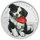 Pre-Owned 2018 Australian Puppies Border Collie Colourised 1/2oz Proof Silver Coin - VAT Free