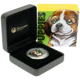 Pre-Owned 2018 Australian Puppies Beagle Colourised 1/2oz Proof Silver Coin - VAT Free