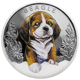 Pre-Owned 2018 Australian Puppies Beagle Colourised 1/2oz Proof Silver Coin - VAT Free