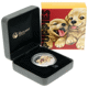 Pre-Owned 2018 Australian Puppies Golden Retriever Colourised 1/2oz Proof Silver Coin - VAT Free