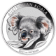 Pre-Owned 2014 Australian Koala 1oz Colourised Silver Coin - VAT Free