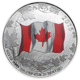 Pre-Owned 2015 Canadian Flag $25 Silver Coin - VAT Free