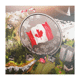 Pre-Owned 2015 Canadian Flag $25 Silver Coin - VAT Free