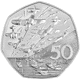 Pre-Owned 1994 UK D-Day Commemorative 50p Proof Design Silver Coin - VAT Free