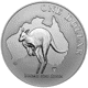 Pre-Owned 2000 Australian Kangaroo Frosted Uncirculated 1oz Silver Coin - VAT Free